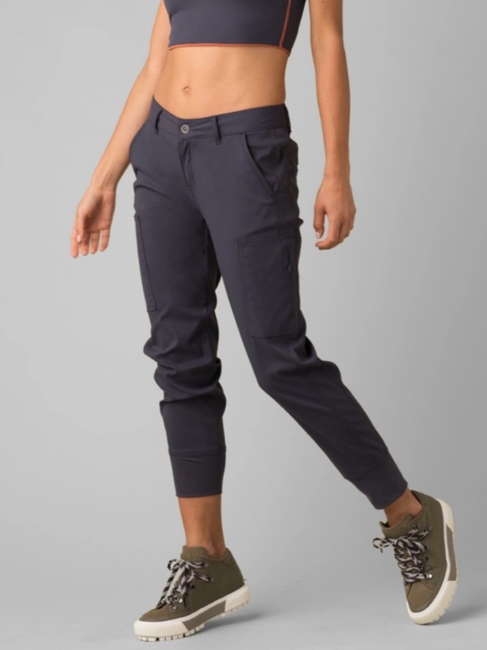 prAna Sky Canyon Jogger Cargo Pants Coal Gray Women’s Size 4
